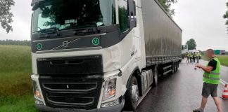 Возле Белостока белорусский дальнобойщик столкнулся с Audi