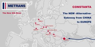 METRANS запустил грузовые перевозки между Европой и Китаем через Транскаспийский коридор и румынский порт Констанца