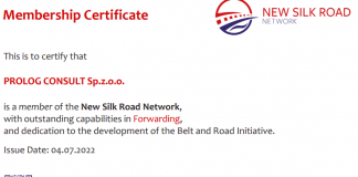 Польский офис PRO LOG принят в действующие члены ассоциации NEW SILK ROAD