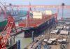 В Китае спущен на воду самый большой в мире контейнеровоз MSC Tessa
