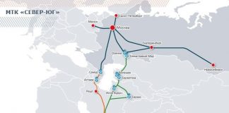 РЖД запускает регулярные контейнерные поезда через Международный транспортный коридор «Север-Юг»