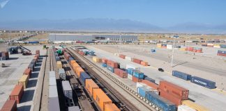 Сухой порт Хоргос на казахстанско-китайской границе обслужил 7000 поездов по маршруту Китай-Европа в 2022 году
