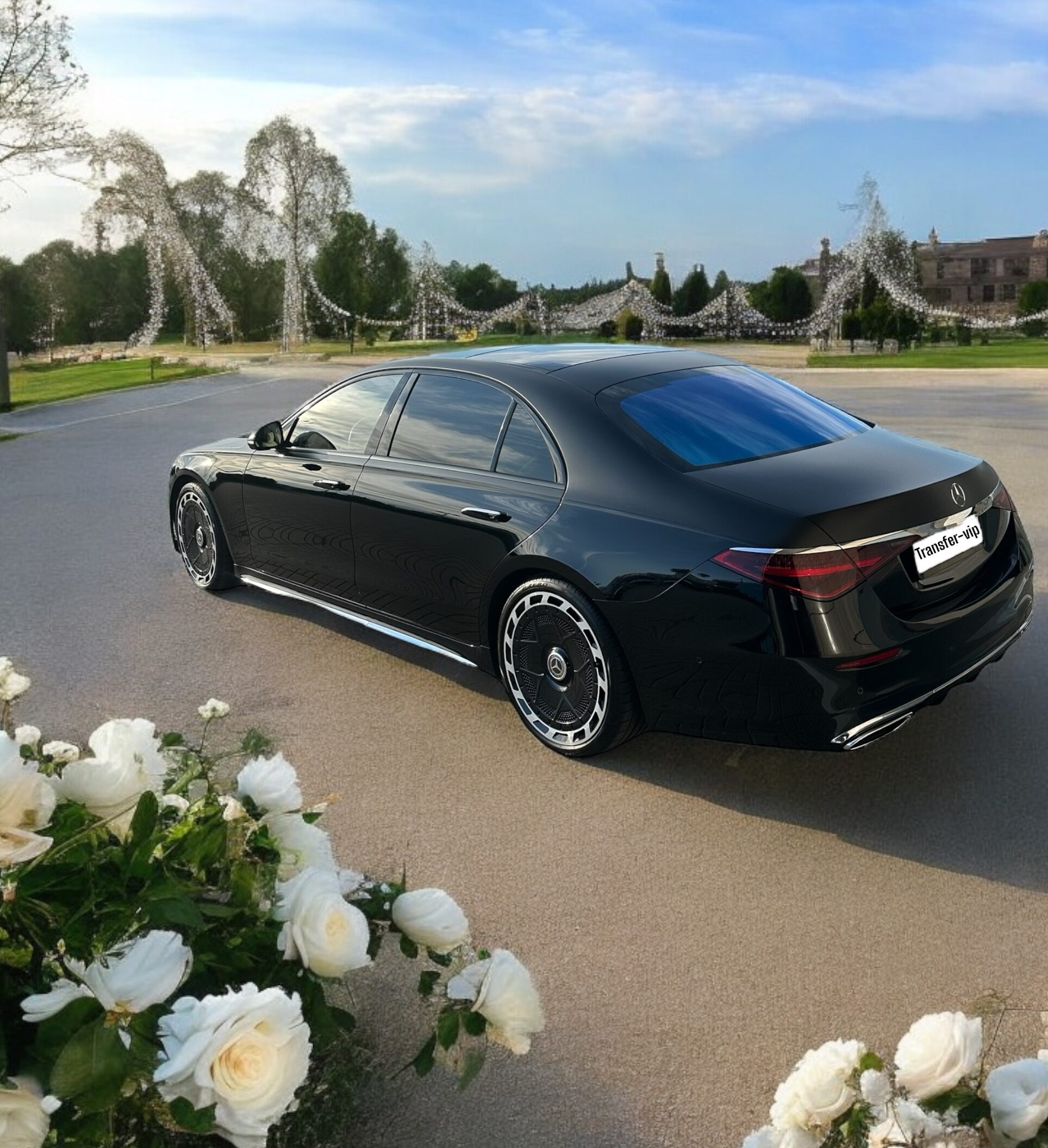 Аренда автомобиля Mercedes W223 с водителем на свадьбу в Минске 13
