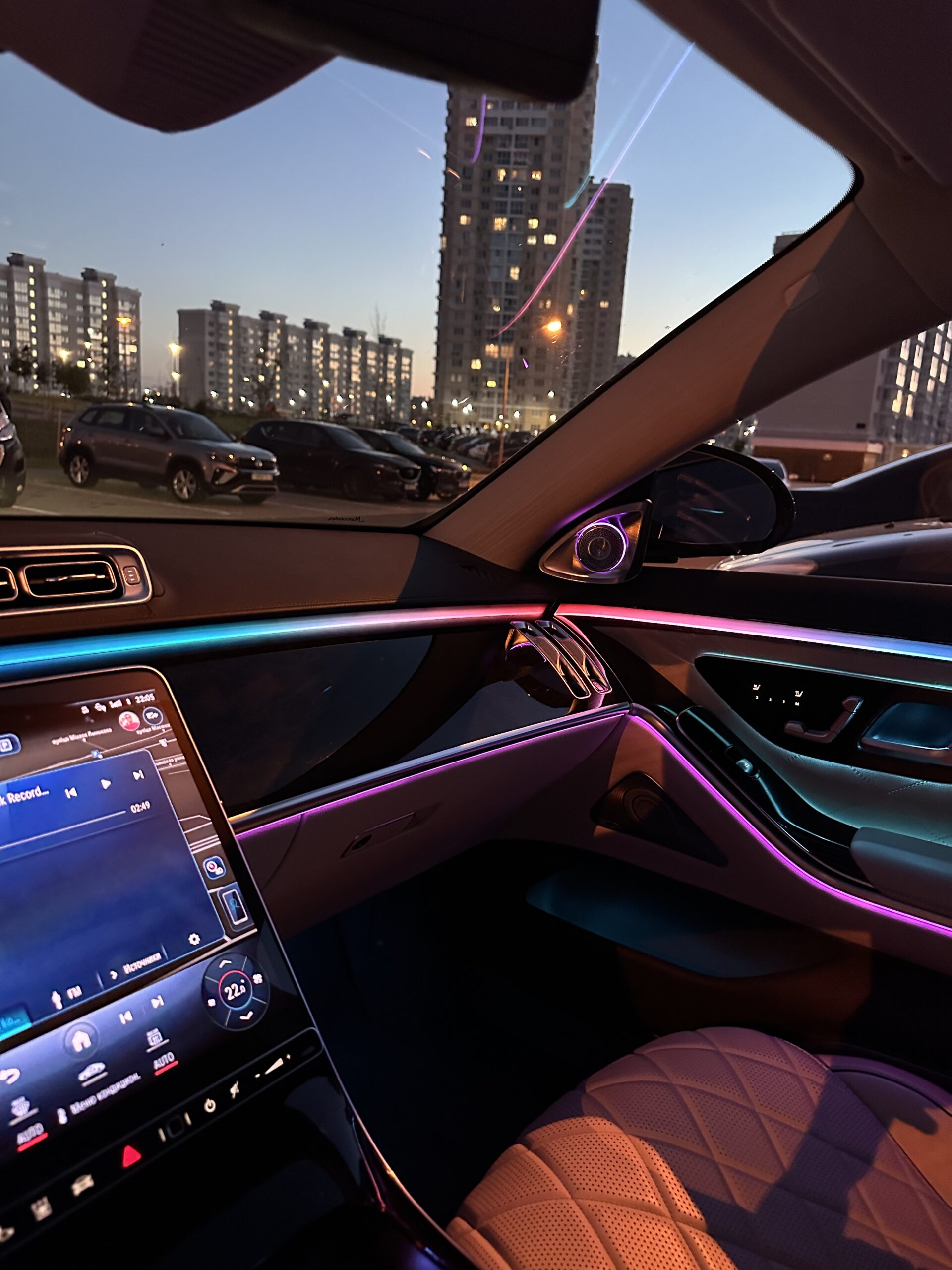 Аренда автомобиля Mercedes W223 с водителем на свадьбу в Минске 7