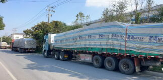 Компания RALADOS осуществила проектную перевозку из Китая в Россию: производственная линия блоком из 34 авто